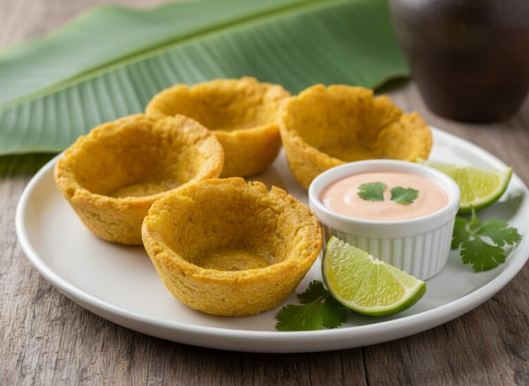 emprty plantain cups